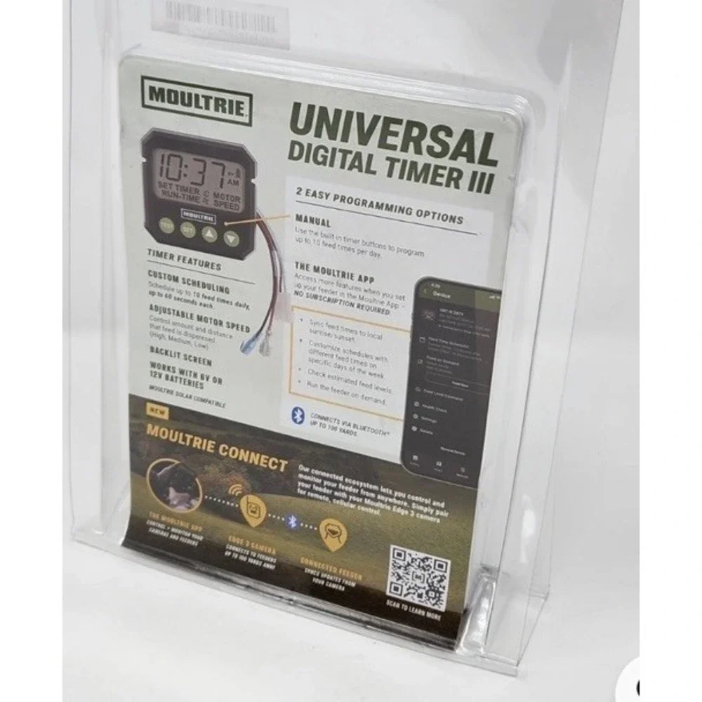 Moultrie Universal Digital Timer III Feeder Timer 6V 12V New Sealed
